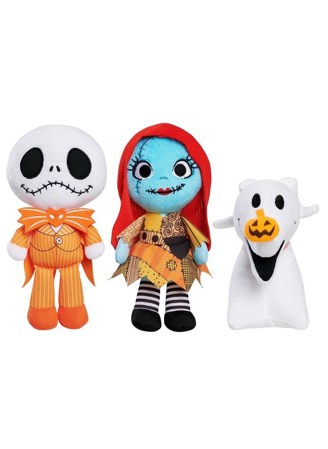 Just Play Disney Tim Burton's The Nightmare Before Christmas Halloween Small Plushie 3-piece Set, Kids Toys for Ages 3 Up by Just Play  - Image 1