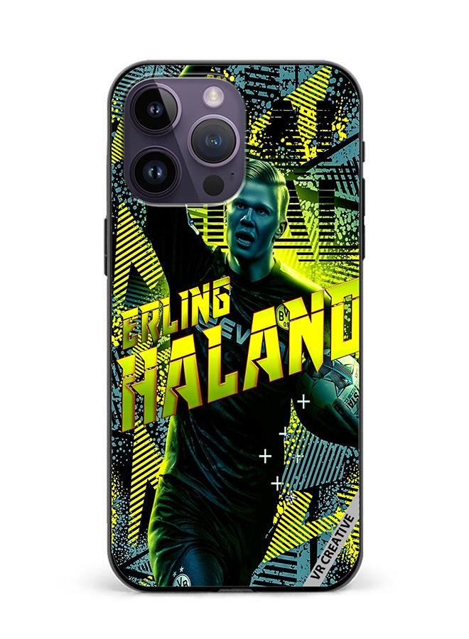 VR CREATIVE Protective Case Cover For Apple iPhone 16 Pro Max Haaland Design Multicolour