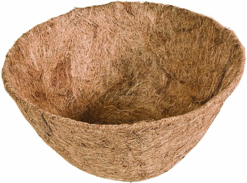 Panacea 18-Inch Round Coco Fiber Liner for Hanging Baskets