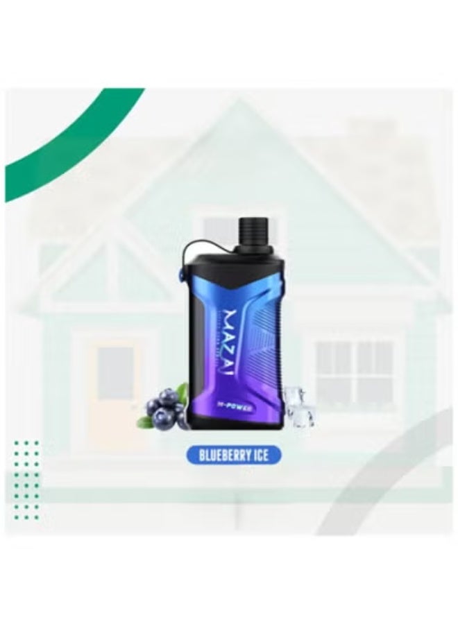 Mazaj M-Power Vape Blueberry Ice 20K Puffs 6mg Disposable Vape - Image 2