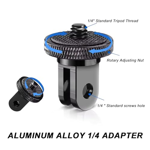 Sruim Flexible Adhesive Mount Helmet Base Kit with Extension Rod for Insta 360 X5 X4 X3 X2 X RS, Helmet Sticky Mounts Compatible with Go Pro 13/12/11/10/ Max/9/8/7/6 Session, DJI Osmo Action Cameras - Image 3