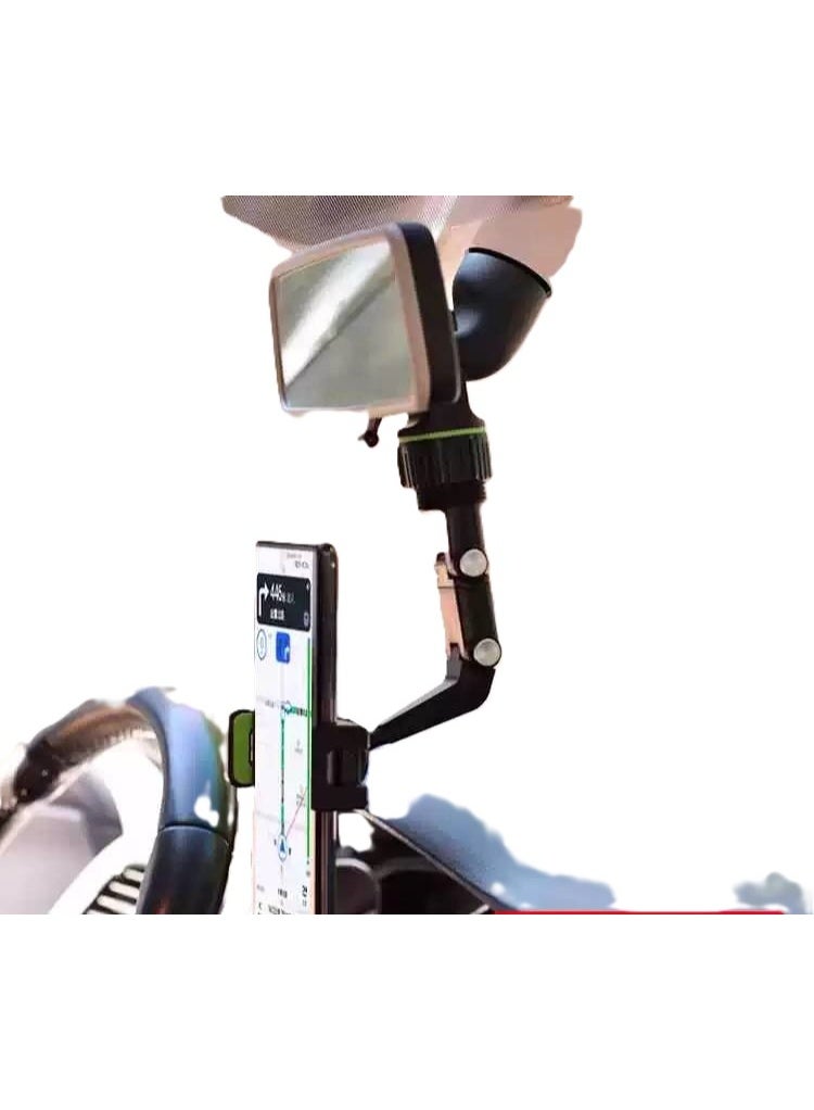 Easy-to-use multi-colored car mirror mobile holder - Image 2