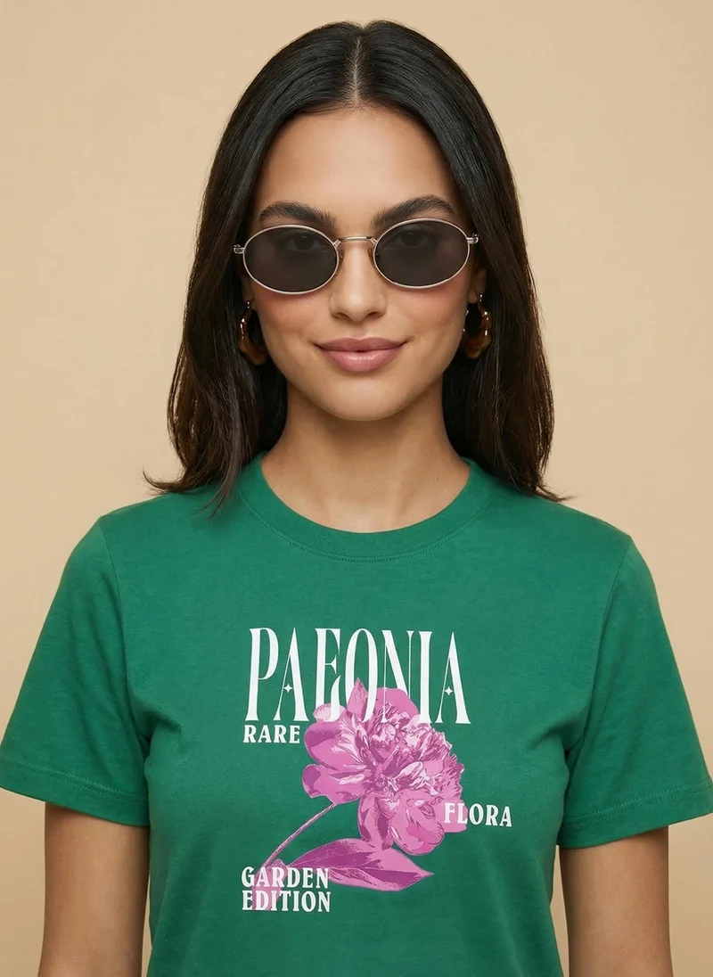 نوبيرو Nobero Women Graphic Printed T-shirt