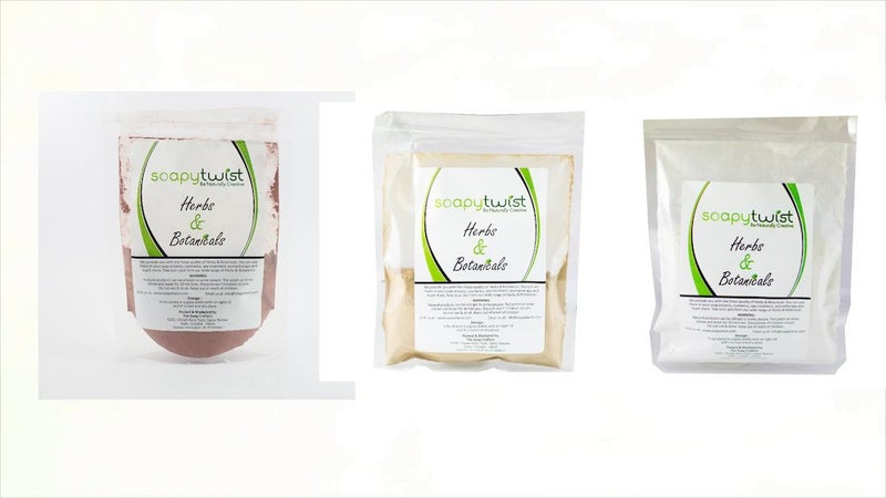 Soapy Twist Triple Clay Combo Pack (Rhassoul Clay 100g, Bentonite Clay 100g, Kaolin Clay 100g) - Image 1