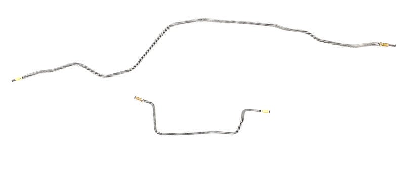 The Stop Shop Rear Axle Brake Lines Fits 9701 Jeep Cherokee wChrysler Rear Axle Galfan Coated Steel The Stop Shop - Image 2