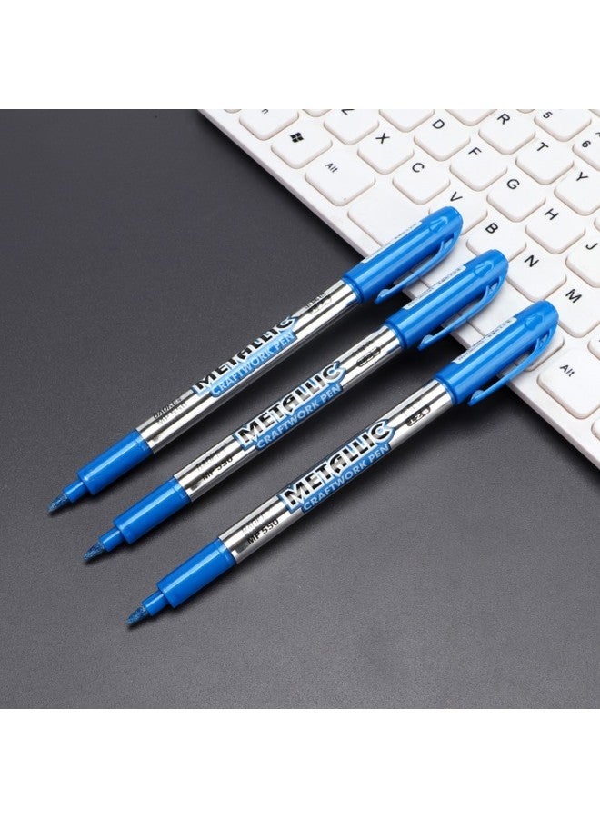 Baoke Mp550 Paint Pen Blue Water-Based Marker Pen Graffiti Pen 12Pcs/Box - Image 5