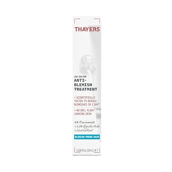 THAYERS Rapid Acne Treatment with 10% Sulfur, Sulfur Acne Treatment with Niacinamide and Glycolic Acid, Soothing and Non-Stripping Skin Care, 0.68 Fl Oz - Image 2
