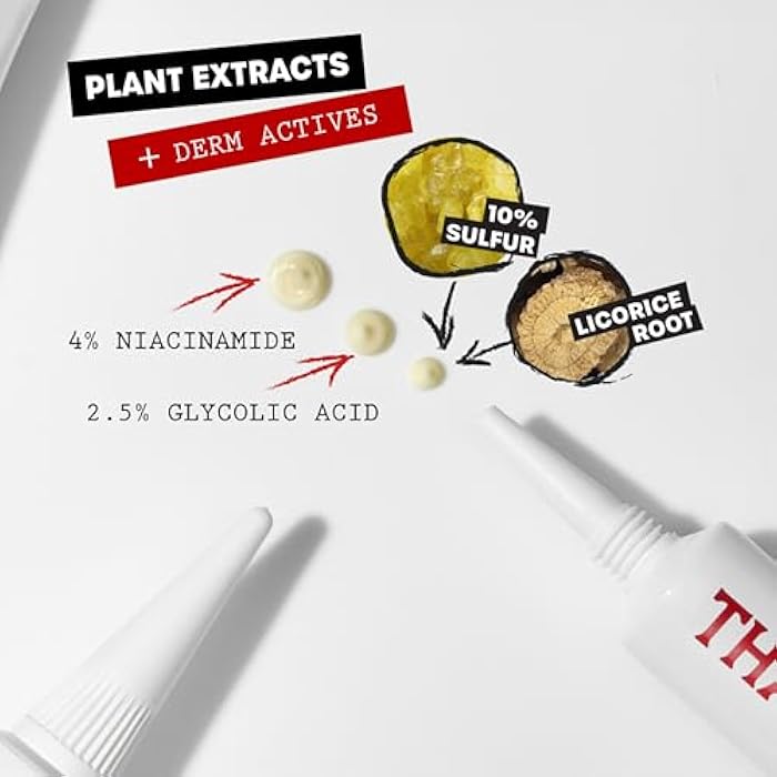 THAYERS Rapid Acne Treatment with 10% Sulfur, Sulfur Acne Treatment with Niacinamide and Glycolic Acid, Soothing and Non-Stripping Skin Care, 0.68 Fl Oz - Image 3