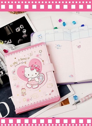 Hello Kitty Sanrio Lockable Diary Journal for Girls Teens Women Purple Personal Diary with Lock and Key Pen Included,Perfect for Daily Journaling School Travel and Birthday Gifts Party Favor - view 5