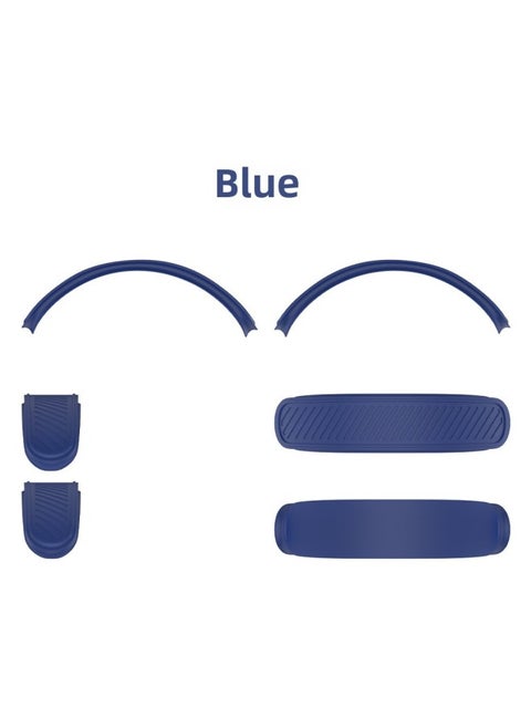 Suitable For Apple AirPods Max Wireless Bluetooth Headset Beam Silicone Protective Cover Dustproof Protective Net-Color:T1 Blue-Applicable Model:For Apple AirPods Max