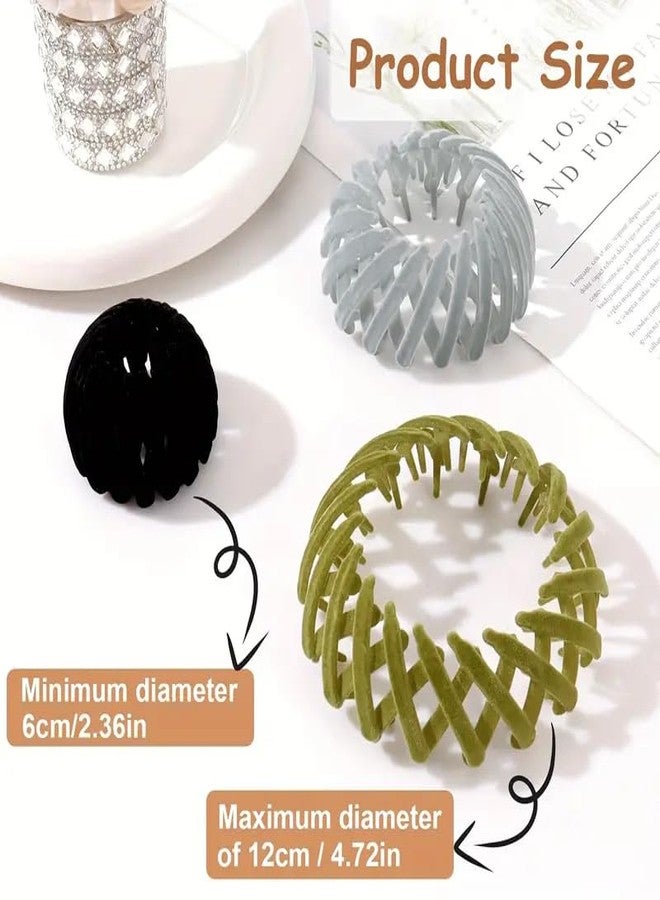 ASSU Bird Nest Hair Clips for Women - Plastic Ponytail Holder Bun Maker Clip | Expandable Magic Hair Bun Clip for Girls | Easy Hair Styling Tool for Bun & Ponytail | Multicolor Hair Clips (Pack of 6) - Image 5