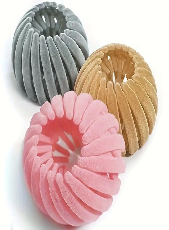 ASSU Bird Nest Hair Clips for Women - Plastic Ponytail Holder Bun Maker Clip | Expandable Magic Hair Bun Clip for Girls | Easy Hair Styling Tool for Bun & Ponytail | Multicolor Hair Clips (Pack of 6) - Image 1