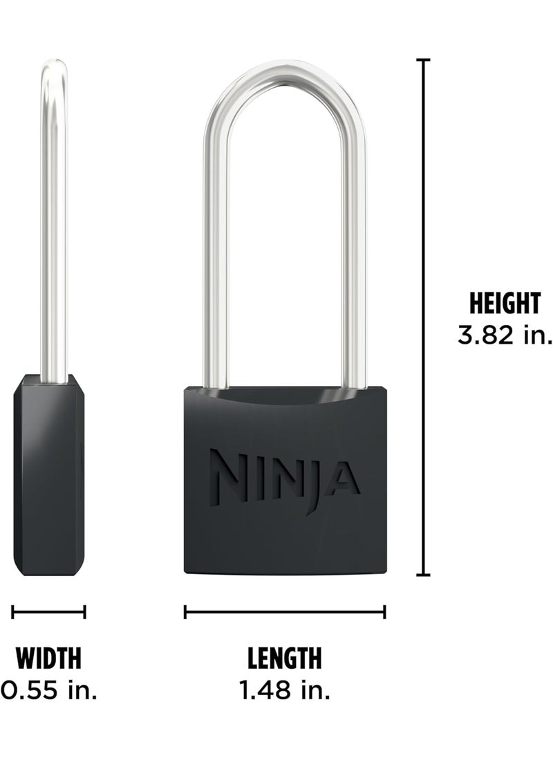 Ninja Ninja FrostVault Padlocks 2Pack Durable Heavy Duty Hardened Steel Locks with Double Bolt Designed to Fit Ninja FrostVault  - Image 5