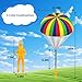 utosday Parachute Toy Easter Eggs Outdoor Flying Parachute for Kid Throwing Childrens Flying Toys with Small Figures Easter Basket Stuffers Top Indoor Hand Throw Soliders for 312 Year Old 6PCS - Image 4