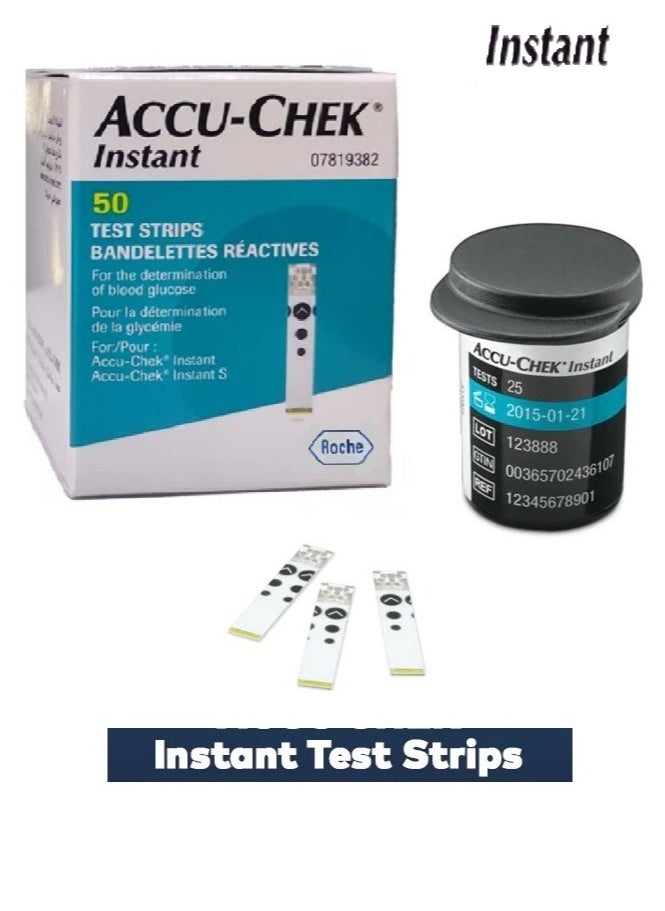 INSTANT Instant Bundle Blood Glucose Monitoring Kit + 50 Pieces Strips  - Image 3