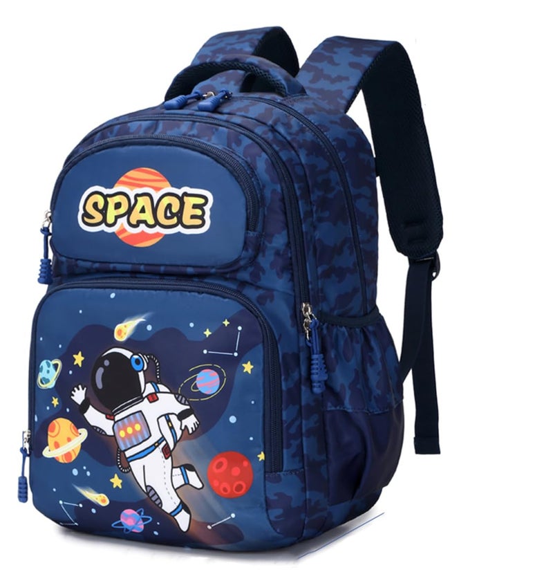 TRUE HUMAN Multipurpose Lightweight/Casual backpack for School/college/travel/Tuition Bag For Boys/Girls/Kids (SPACE BOY) - Image 1
