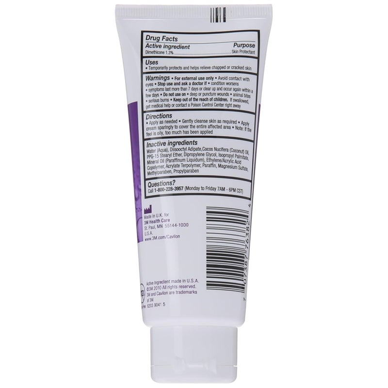 3M Cavilon 3M Durable Barrier Cream Unscented 3.25 Ounce (92G) Tube by Cavilon 2 tubes - Image 3