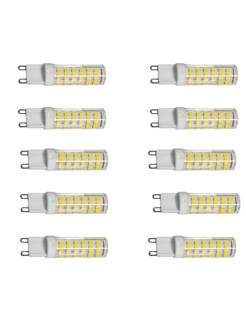 chandelier bulb G9 LED a group of 10 bulbs yellow