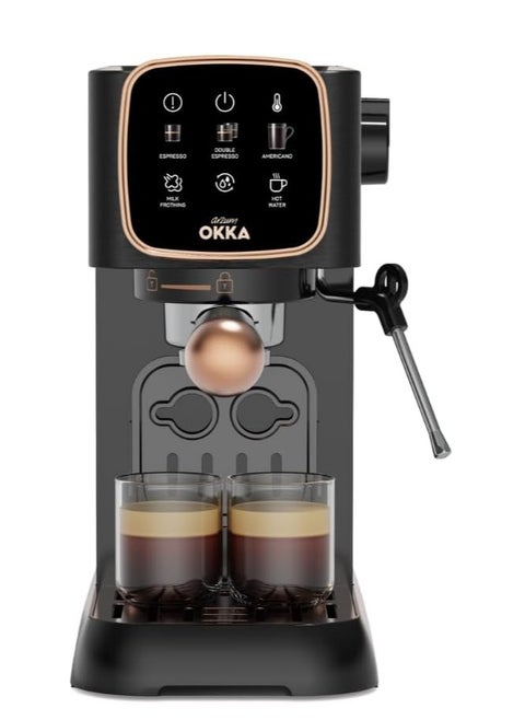 Solo Espresso Machine Semi Automatic 1628 Watt Pressure15 bar  Capacity: 1.1L liters OK0034-0400 Black/copper