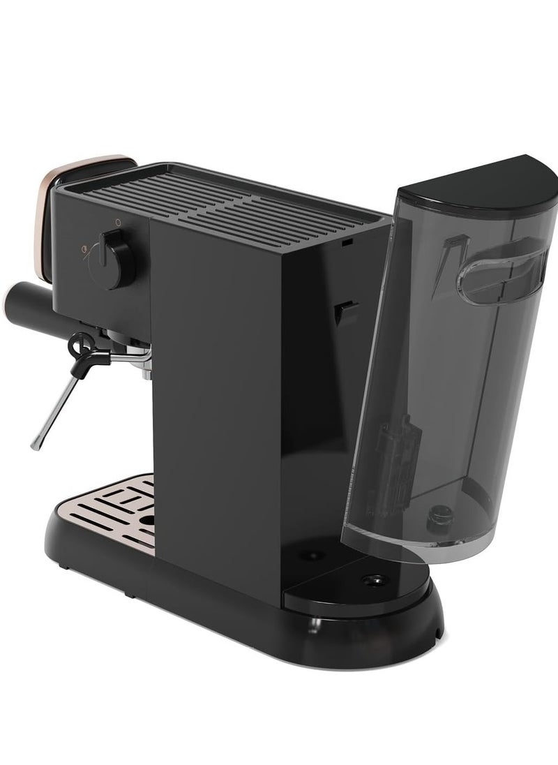arzum okka Solo Espresso Machine Semi Automatic 1628 Watt Pressure15 bar  Capacity: 1.1L liters OK0034-0400 Black/copper  - Image 3