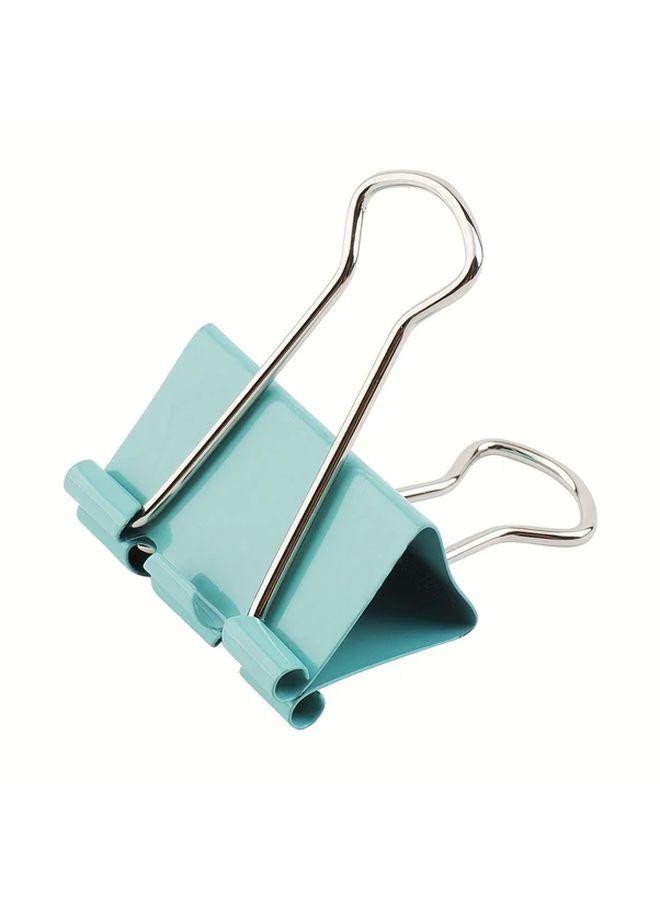 24 Pcs Medium Colored Binder Clips Office Paper Clamps - Image 3