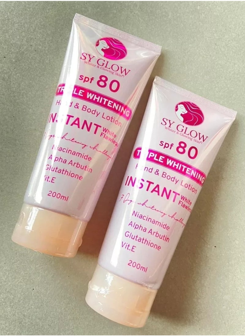 Triple Whitening Hand and Body Lotion SPF 80 + 200ml