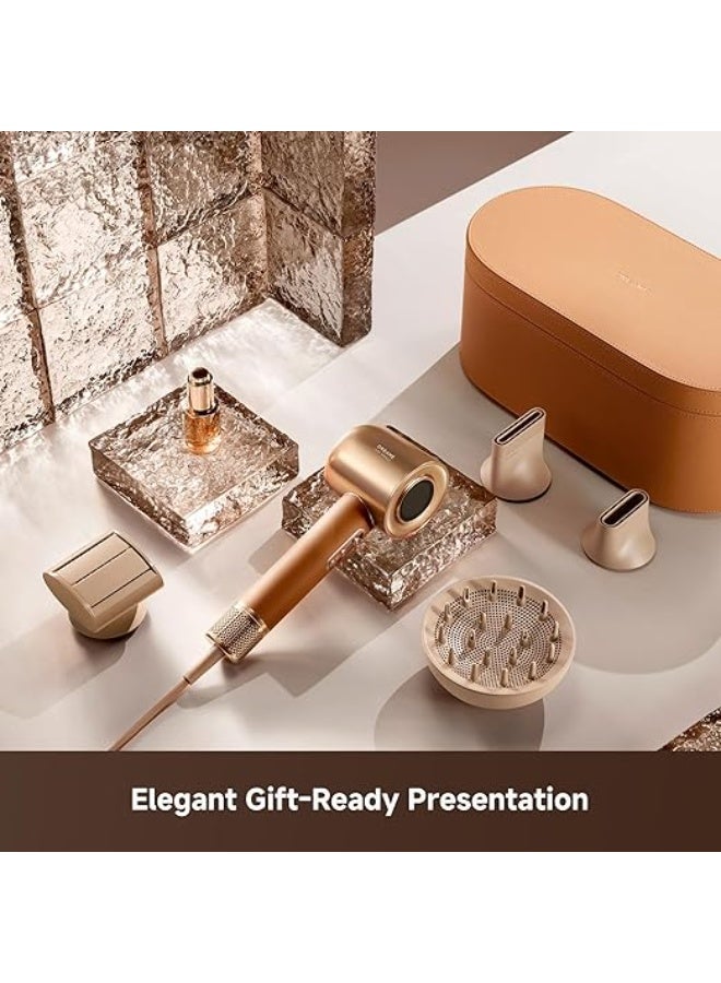 DREAME Miracle Pro High-Speed Hair Dryer, 130,000RPM Motor for Fast Drying, Red Light Scalp Care & Hair Nourishment, Intelligent Heat & Airflow Control, 6 Custom Modes, Lightweight Premium Design - Image 3