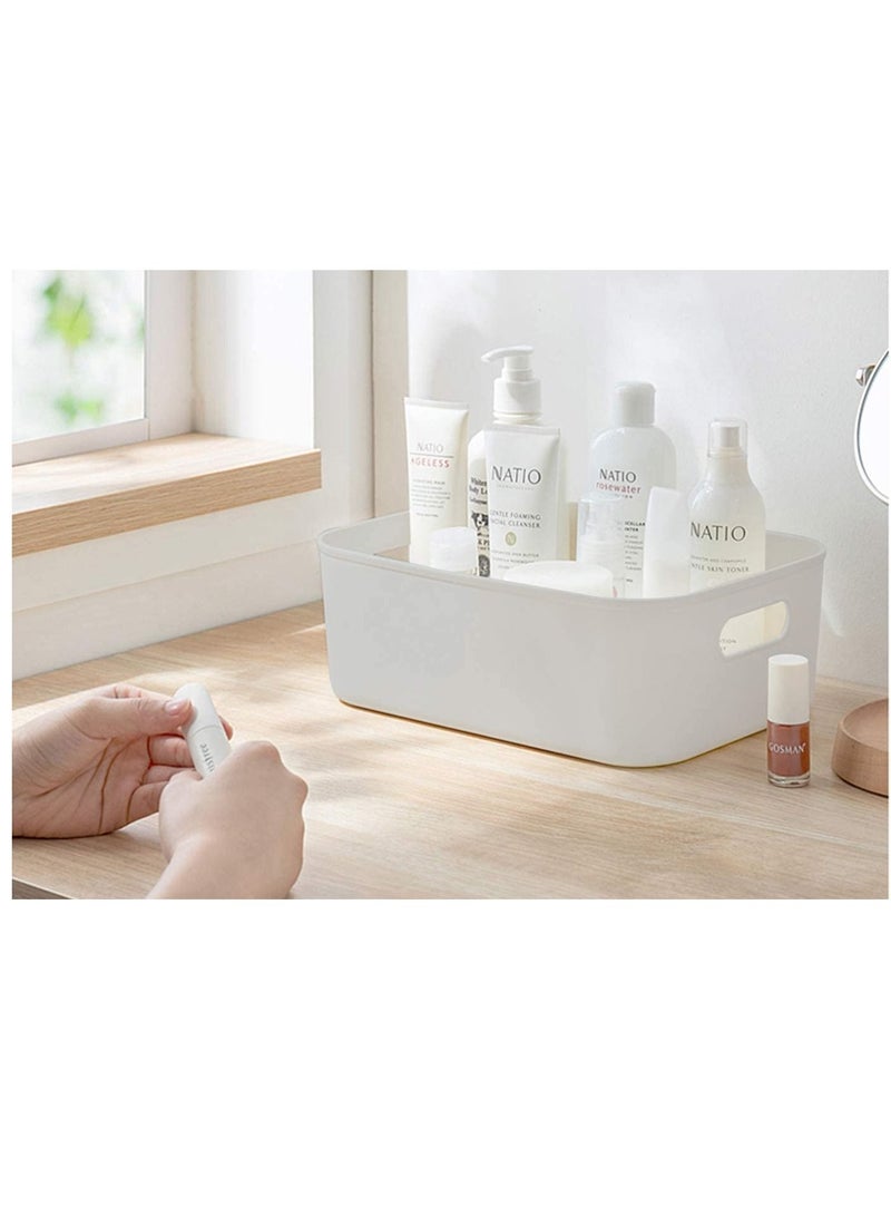 Womdee Small Storage Bin, Durable Storage Basket Cabinet Organizer, Pack of 8 - Image 5