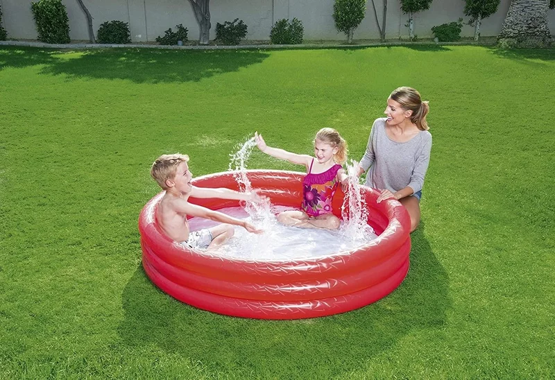 بست واي 62008 with Pump - 51026, 3 Sections Children's Pool, 152X30 cm