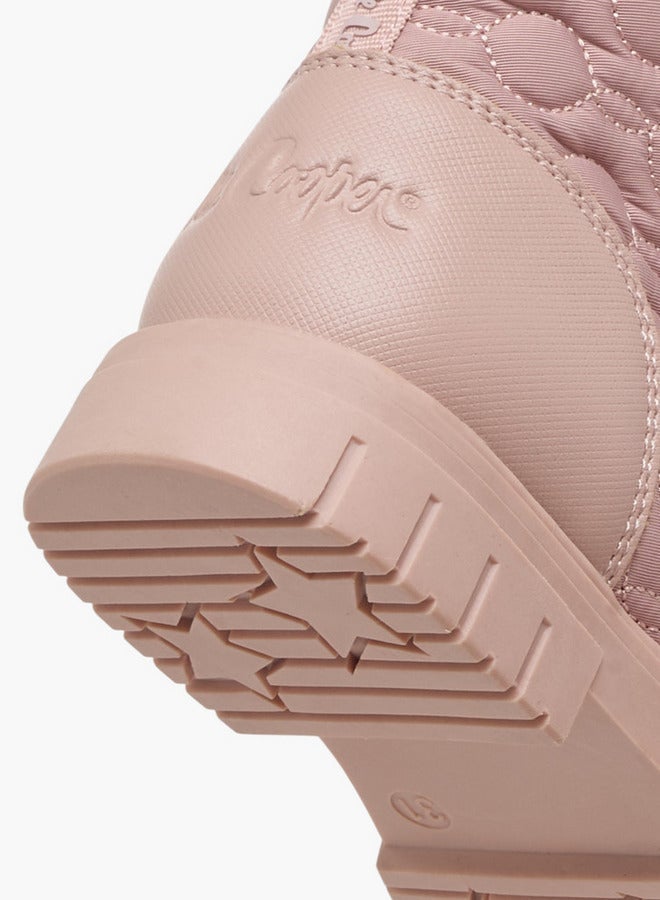 لي كوبر أحذية بناتي مبطنة عالية القطع بسحاب - Image 5