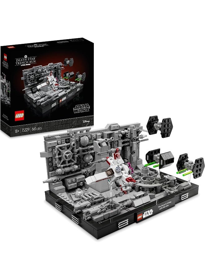 LEGO Star Wars Death Star Trench Run Diorama 75329 Building Kit (665 Pieces) - Image 2