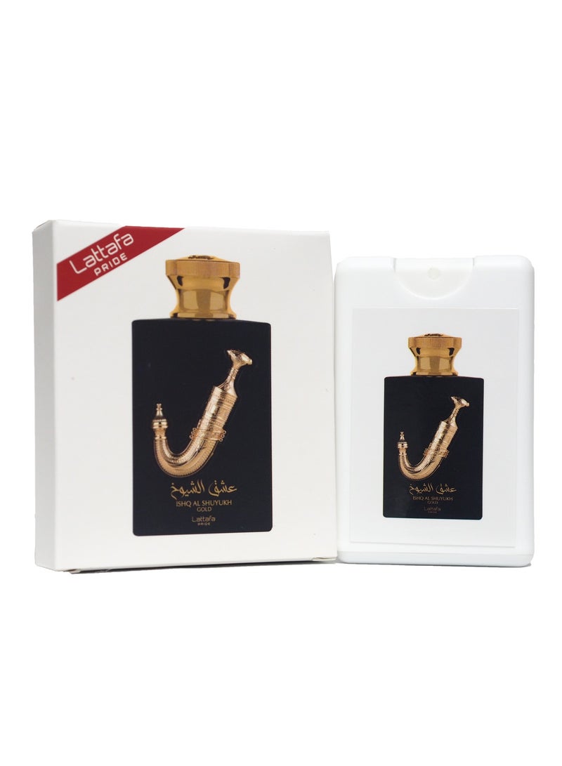 Lattafa PRIDE Ishq Al Shuyukh Gold Eau De Parfum "Tester" - Unisex 20ml - Image 1