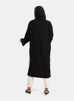 Clue Shirt Dress with Side Trico  - Image 3