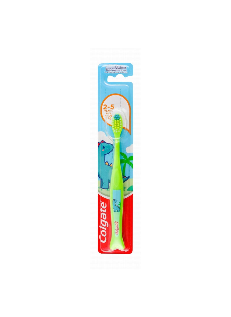 Colgate Colgate Multi-colored extra soft toothbrush for baby  (2-5 years)  - Image 1