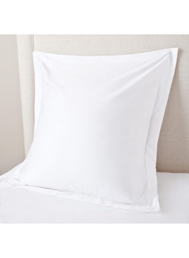 Vedanta Home Collection European Square Pillow Shams Set of 2  - Image 1