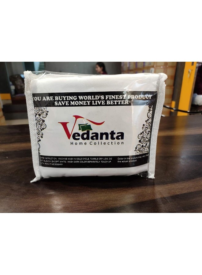 Vedanta Home Collection European Square Pillow Shams Set of 2  - Image 2
