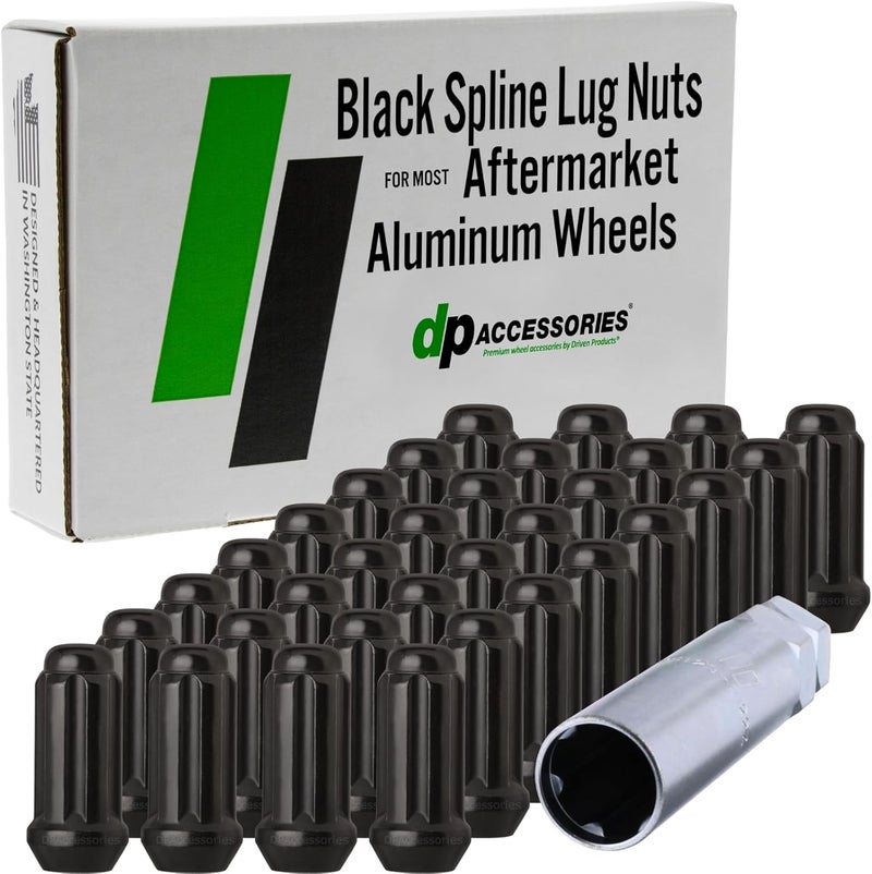 DPAccessories Black M14x1.50 Lug Nuts Set - Image 1