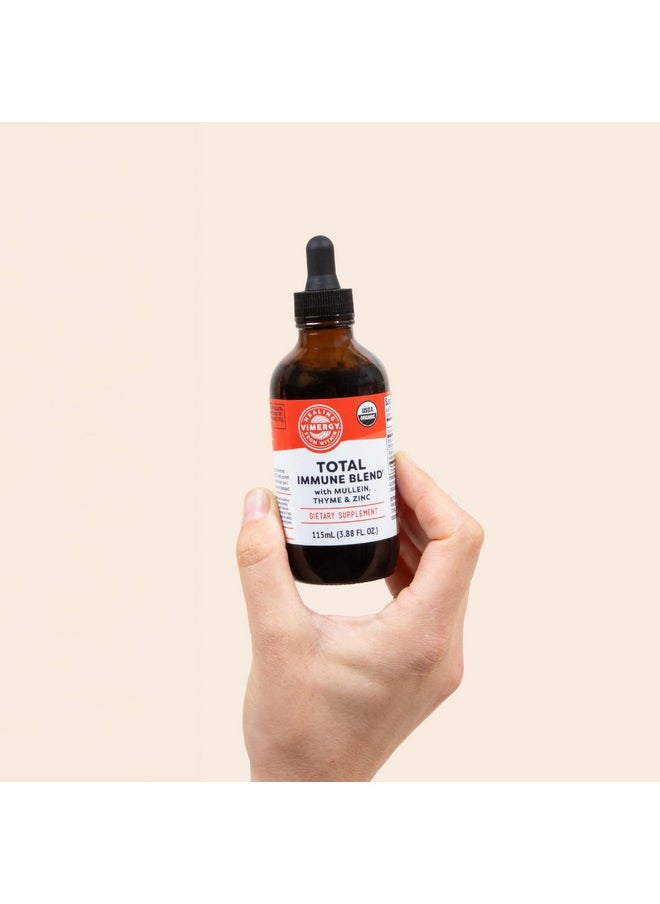 فيميرجي Vimergy Total Immune BlendTM*- دعم مناعي سريع الامتصاص - لجميع المواسم، قطرات الزنك والزعتر والخطمي - غير معدلة وراثيًا، نباتي، معتمد من وزارة الزراعة الأمريكية، 57 جرعة (115 مل)  - Image 5