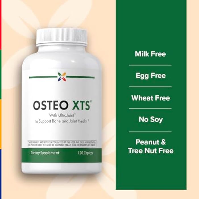 Stop Aging Now - Osteo XTS Glucosamine Chondroitin MSM Plus Turmeric Supplement with Boron - 120 Caplets - Image 5