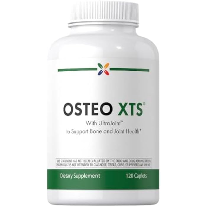 Stop Aging Now - Osteo XTS Glucosamine Chondroitin MSM Plus Turmeric Supplement with Boron - 120 Caplets - Image 1