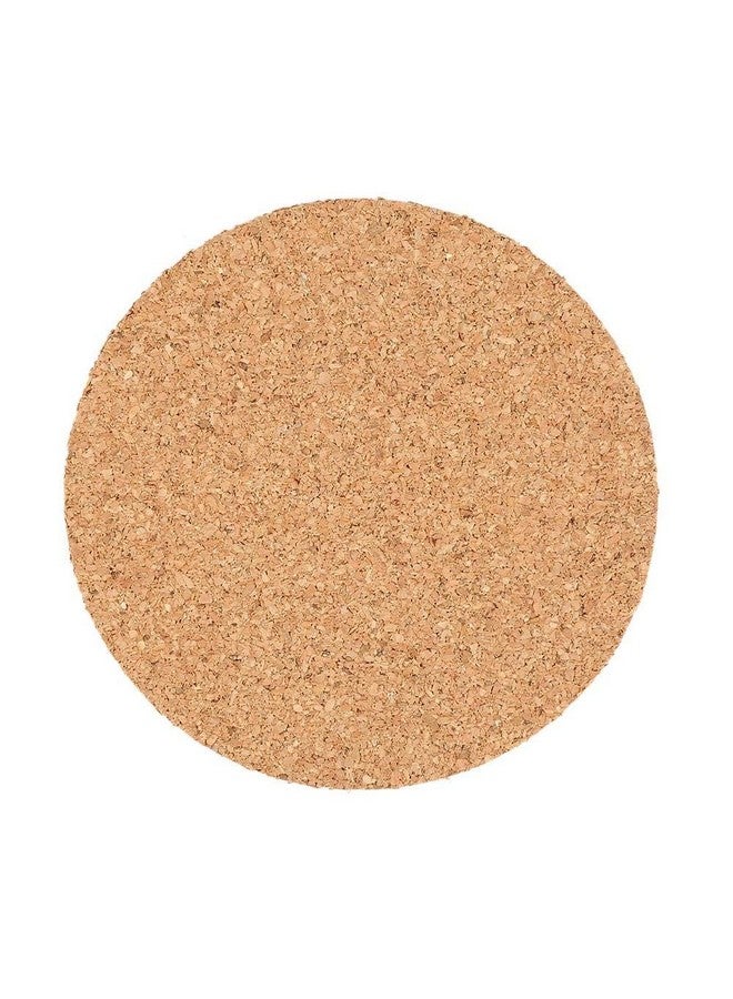 Artnery Tea Coaster Cork with Round Stand Set of 4Pcs (100% Natural Cork) - Image 2