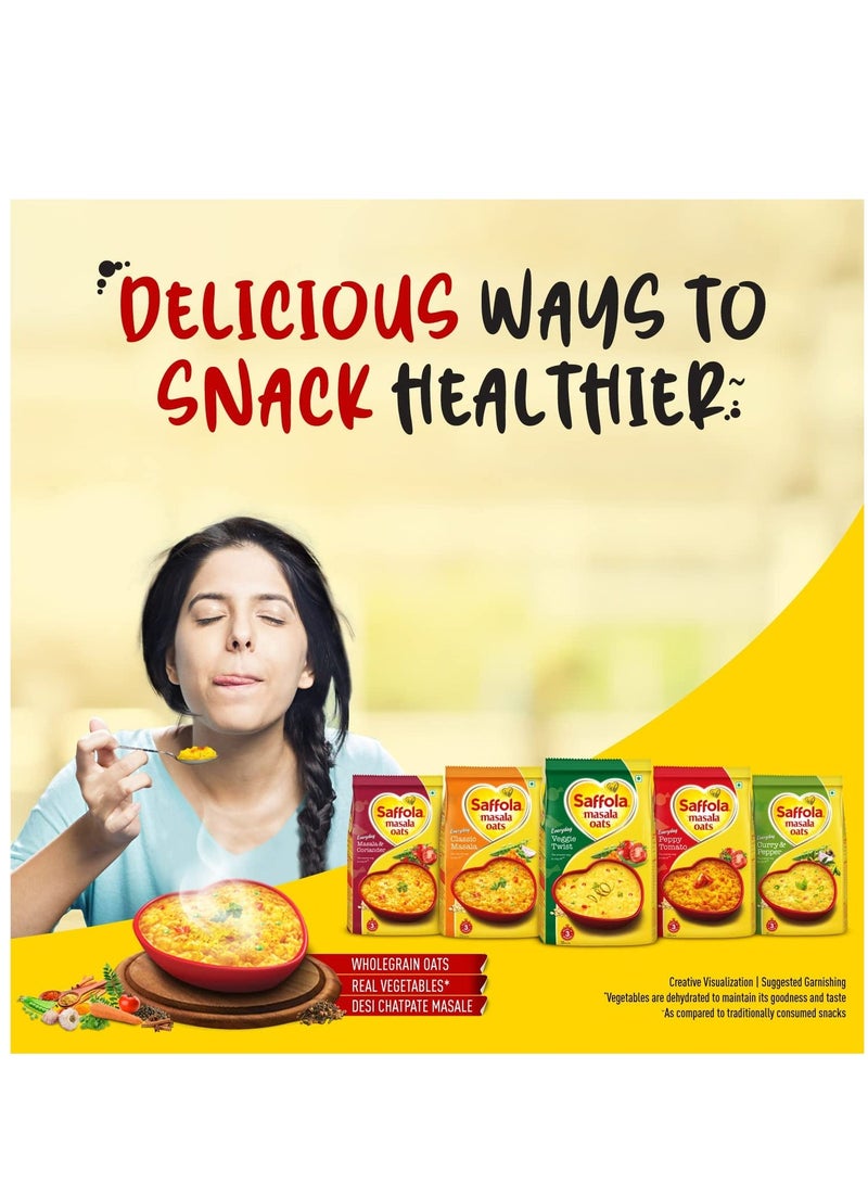 Saffola Masala Oats Veggie Twist 500g - Image 5