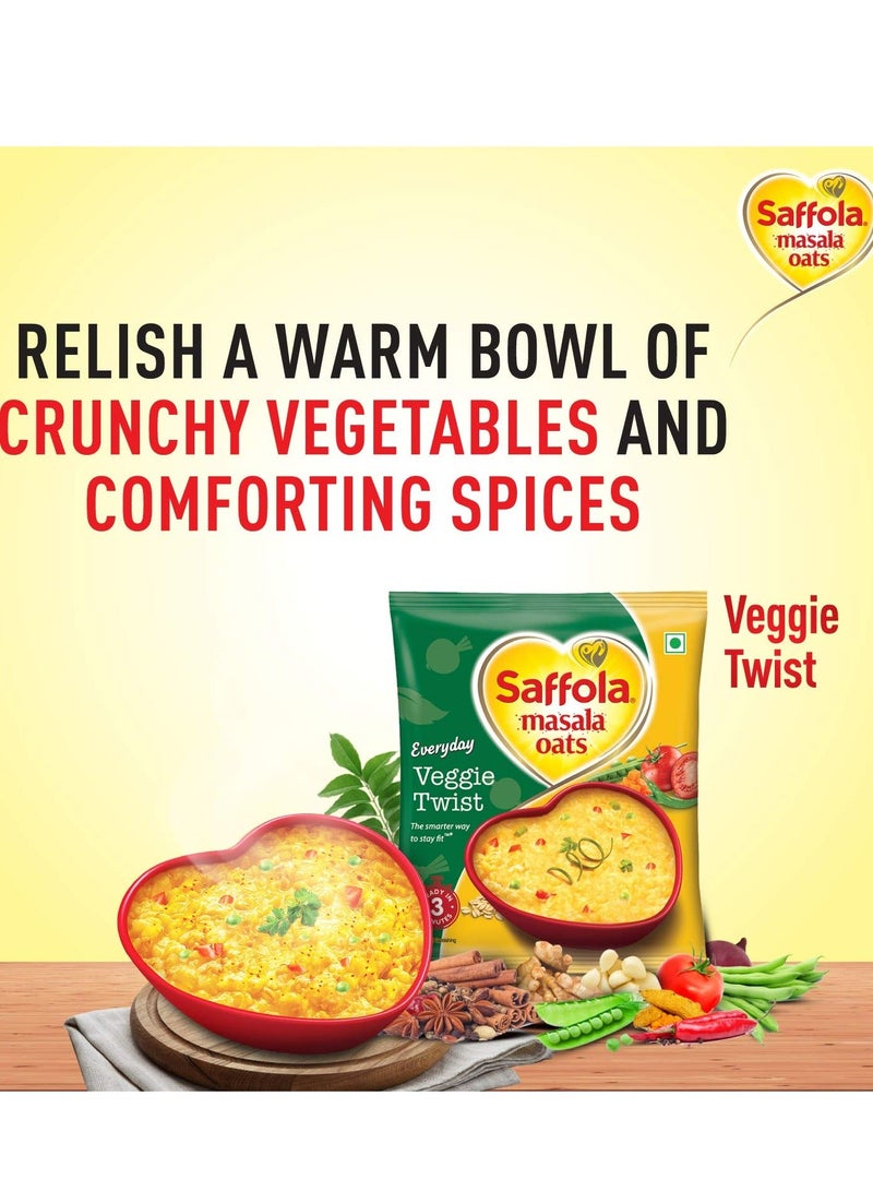 Saffola Masala Oats Veggie Twist 500g - Image 3