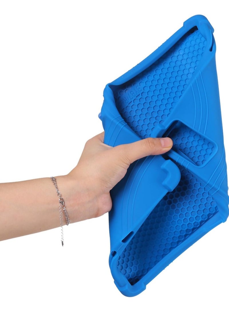 VKL Case for Xiaomi Redmi Pad SE 11 inch 2023 Tablet, Kids Friendly Soft Silicone Adjustable Stand Cover for Xiaomi Redmi Pad SE 11 inches 2023 Released Tablet (Blue) - Image 3