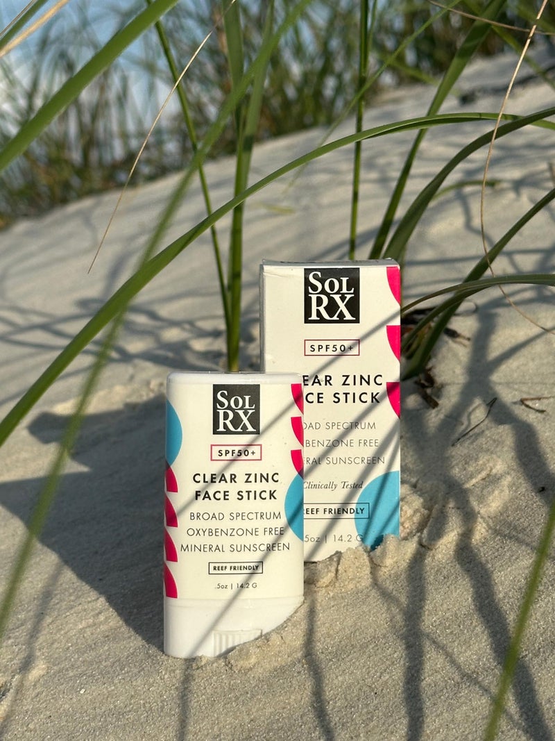 SolRX MINERAL SPF 50 Sunscreen Stick for Face - Zinc Oxide Sunsceen Stick, Clear, Non-Greasy - Image 2