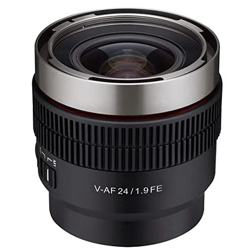 Rokinon 24mm T19 Full Frame Wide Angle Cine Auto Focus Lens for Sony E CAF24NEX - Image 1