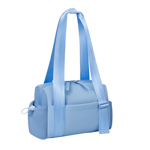 cysiyu Mini Gym Bag for Women Girls Small Gym Tote Bag with Wet Compartment Waterproof Travel Duffle Bag Cute Workout Sport Bag - Image 1
