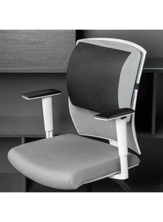 وسادة ظهر طبي من فوم الذاكرة – دعامة للظهر لتصحيح الوضعية – مثالية للكرسي المكتبي، سيارة، أو الاستخدام المنزلي - Image 2