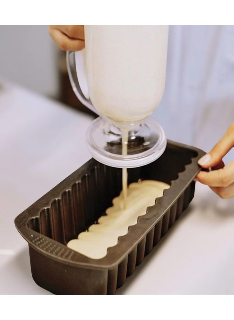 Holly Home - Washable Silicone Loaf Cake Mold 12 Slice Mold - Image 1