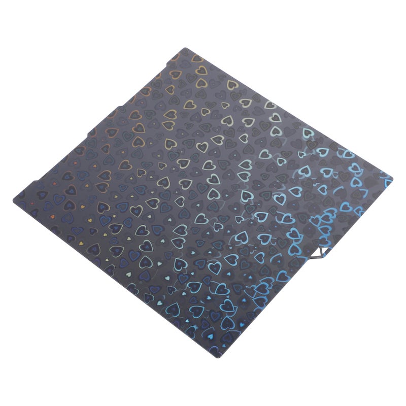3D Printer Build Plate: 2-Sided PEH Effect Sheet With Sweetheart & Water Drop Patterns - Easy Disassembly Long Lasting Flexible Print Bed for Kobra 3 3D Printing Enthusiasts - Image 3